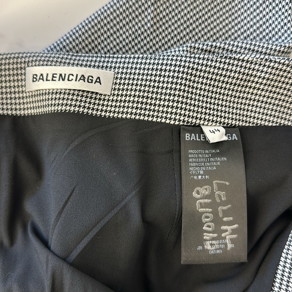 Balenciaga | Houndstooth Godet Midi Skirt - Picture 11 of 12